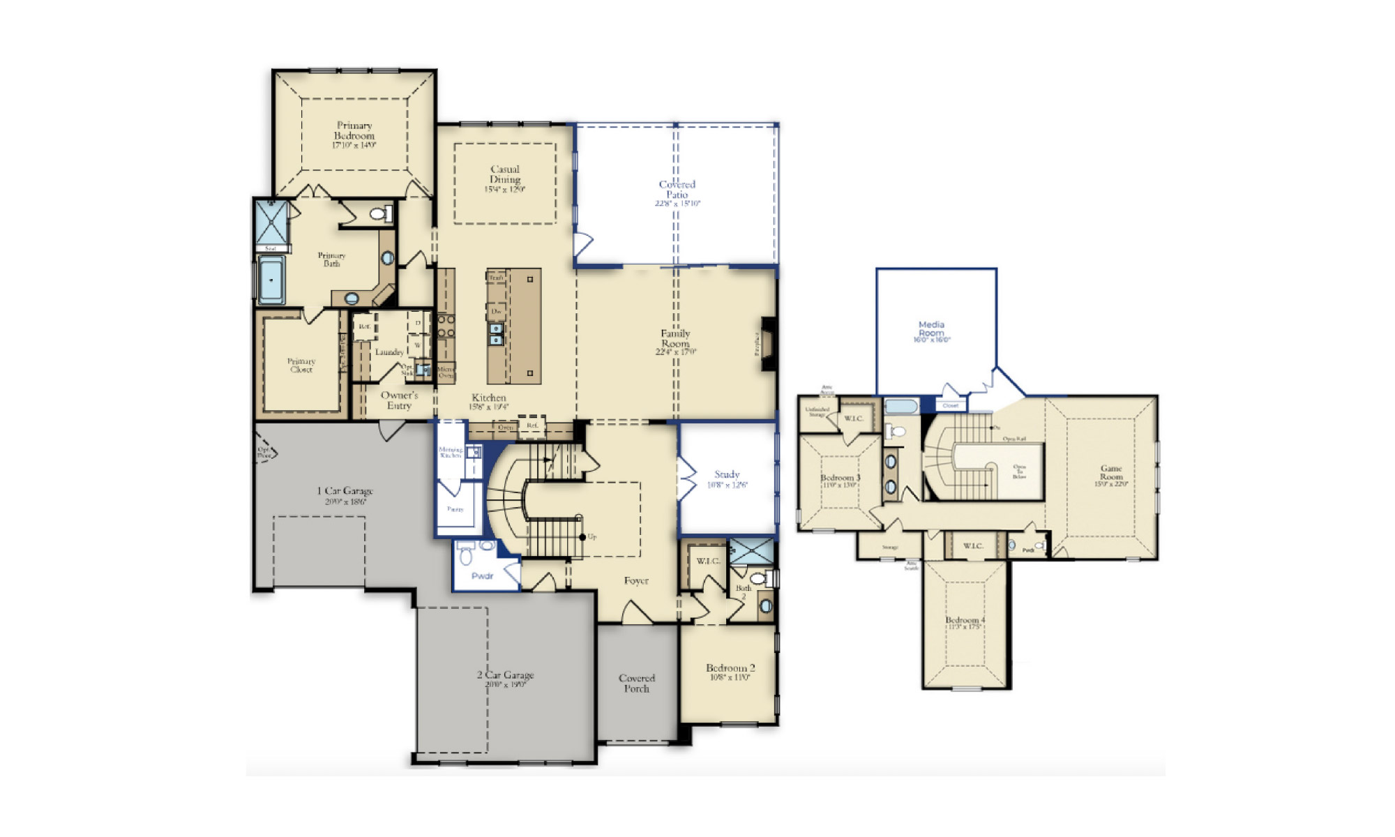 1410 Beverly Dr | Prosper, TX 75078 Floorplan Image